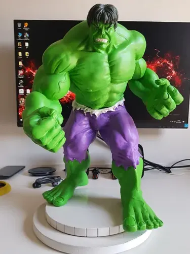 Hulk estátua marvel