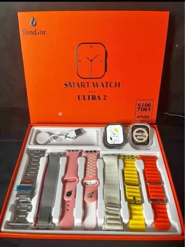 Smartwatch S100 + 7 Pulseiras + Case