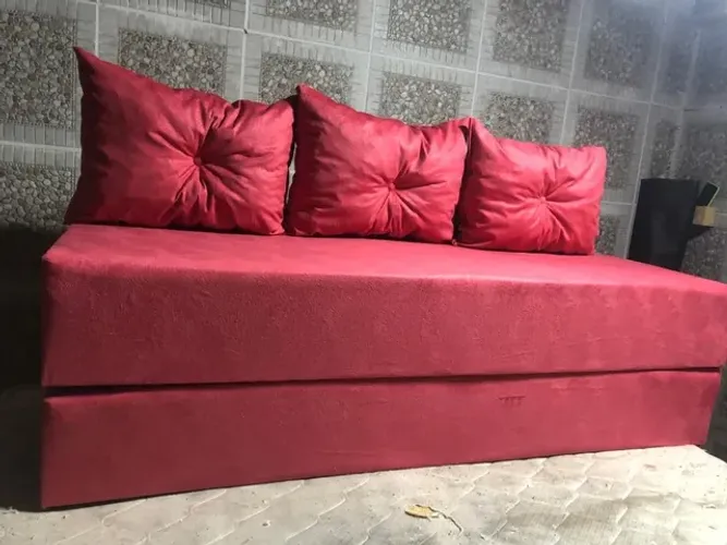 Sofa cama 3 almofadas preço de fábrica
