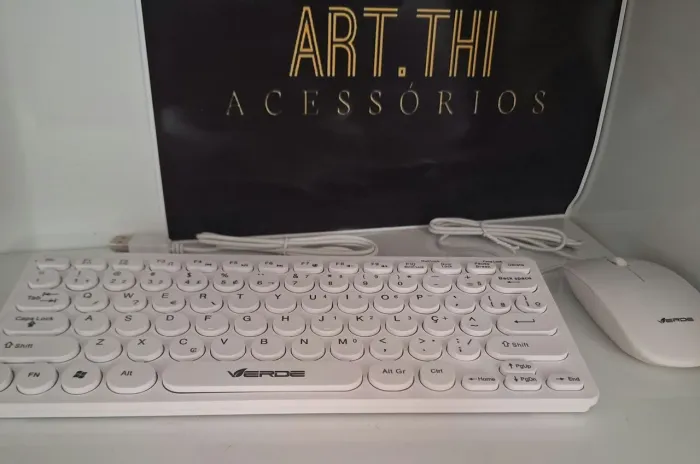 Verde:Teclado com mouse