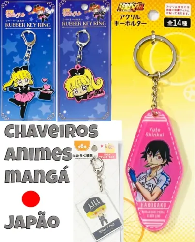 Chaveiros Anime Mangá Japan