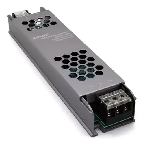 Fonte Chaveada Slim 12v 20A Capa Preta