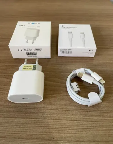 Carregador iPhone cabo e fonte pronta entrega