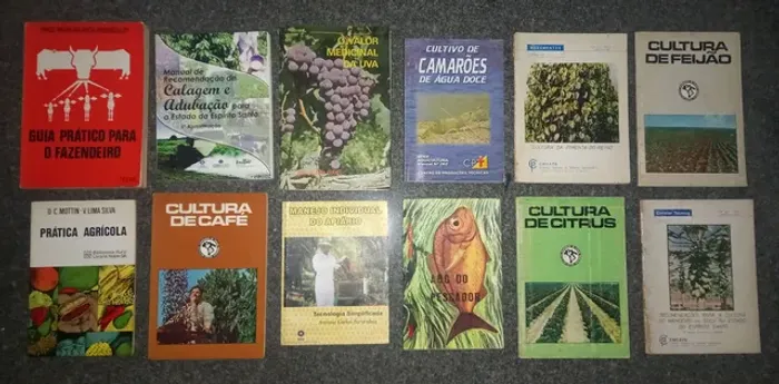 Livros sobre agricultura e similares