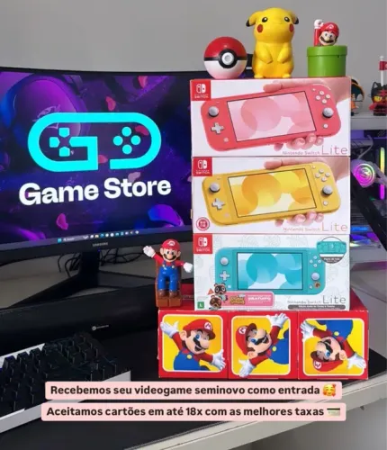 Nintendo switch lite destravado com garantia 