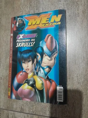 Revista X-Men Extra #14 - Exilados: Prisioneiros dos Skrulls!