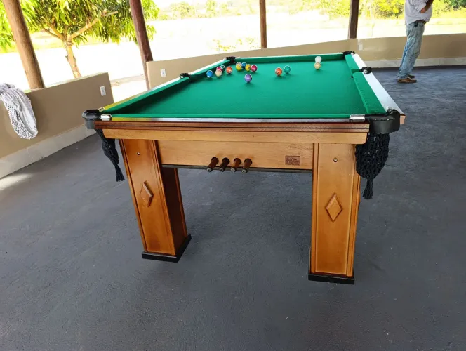 Mesa de Sinuca R4 Nova direto da fábrica 