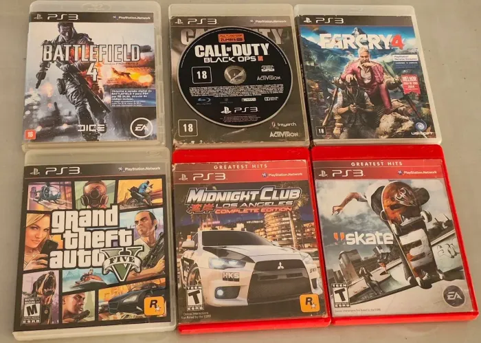 Vendo jogos de Playstation 3 PS3 em Uberlândia e Uberaba.
