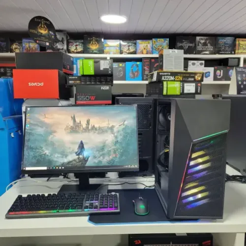 PC Gamer Novo + Monitor 24pl  Ryzen 5 + GTX 1660 1 ano de garantia e em até 12x