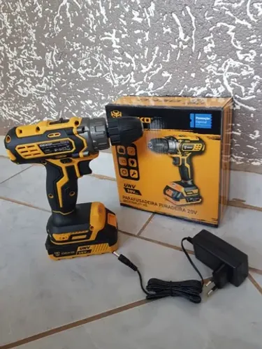 Parafusadeira Furadeira 3/8 Pol. 20v Com Bateria Lítion-íon