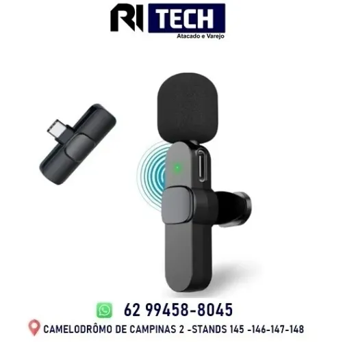 Microfone Lapela Tipo C 1 Microfone