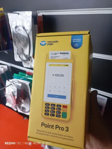 Máquina de cartão Point pro 3 - lacrada