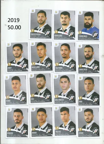 FIGURINHAS VASCO VARIOS ANOS E CAMPEONATOS