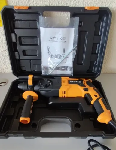 Martelete Perfurador Rompedor Combinado Impacto Potência 850W 220v 5500bpm Isolamento Dupl
