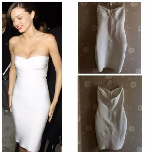 Vestido bandage branco