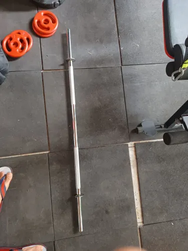 Barra reta de aço macissa 1,20m de Academia nova