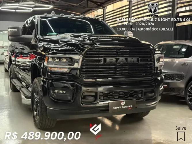 Ram 3500 Laram.6.7 Night Ed.tb CD 4X4 Die. 2024