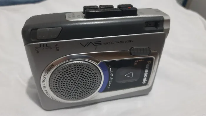 gravador cassete de voz Panasonic 