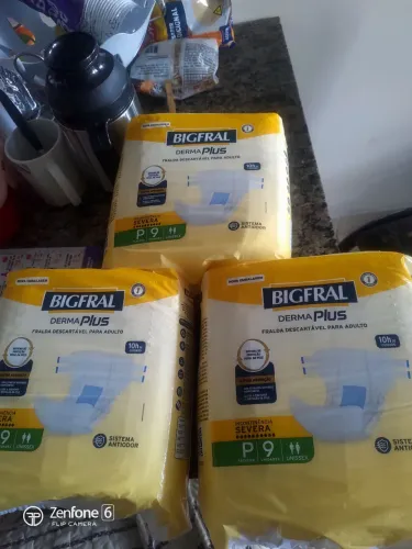 Fraldas descartáveis para adulto Bigfral Derma Plus P9