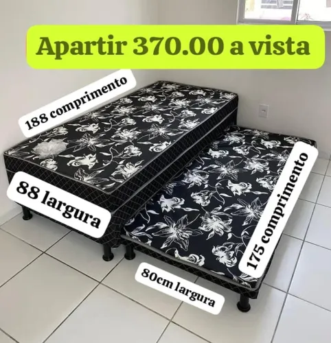 Cama box com auxiliar de fábrica 