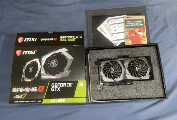 Placa de Vídeo GTX 1660 Super GAMING X MSI NVIDIA GeForce 6GB GDDR6