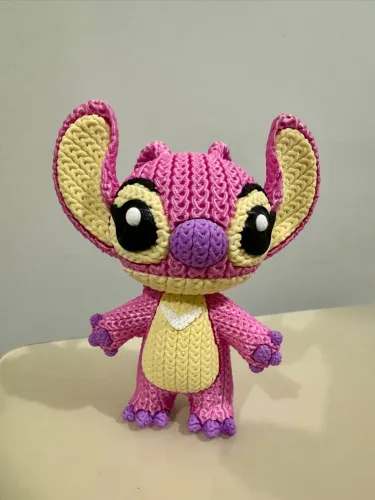 Angel - Boneco Estilo Crochê