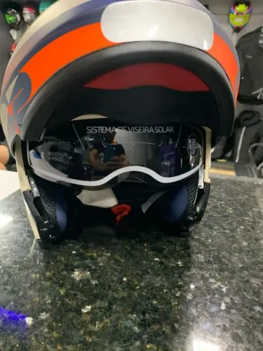 CAPACETE U-RB2 CLUB DESERT FOSCO ORANGE 64