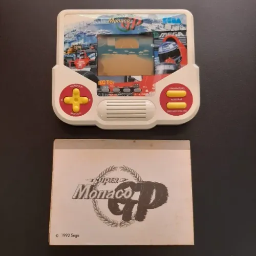 Mini Game Tectoy Antigo Super Monaco GP Sega com Manual - LEIA A DESCRIÇÃO - Raridade