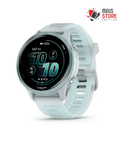 Relógio Garmin Forerunner 570 42mm WhitestoneCloud Blue Band - 010-02970-01