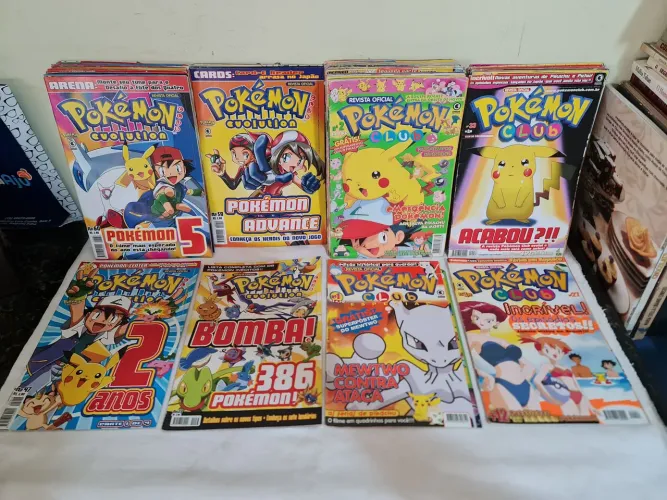 Revistas Coleção Pokémon Club - Pokémon Evolution - Diversos volumes em excelente estado.