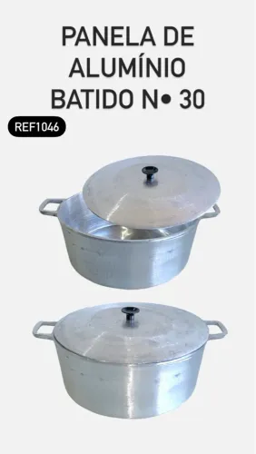 Panela de alumínio batido número 36 