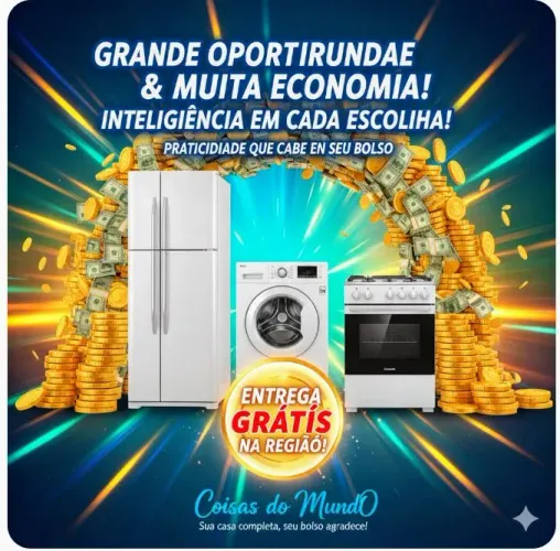 ACHOU GELADEIRA ECONOMIA COM ENTREGA GRÁTIS !