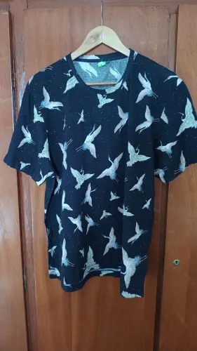 Camiseta t-shirt com estampa de pássaros Farm