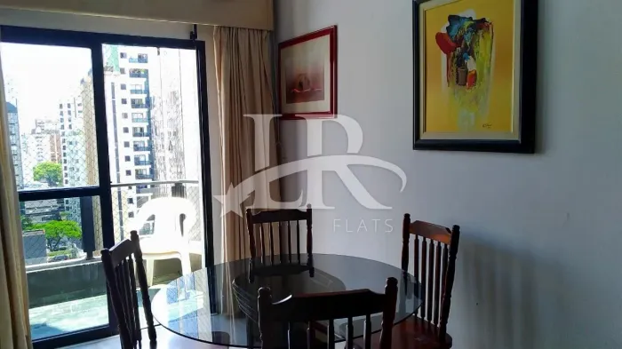 LR Flats - Flat 1 quarto com arrumação diária para Locação em Moema