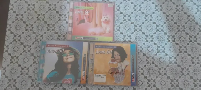 3 CDs Sucessos Internacionais Anos 60