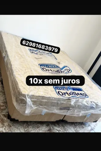 Cama box Queen colchão e base 
