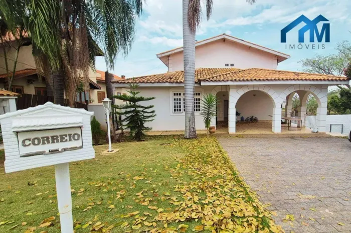 Casa com 5 dormitórios para alugar, 375 m² por R$ 10.351,31/mês - Condomínio Campos de San