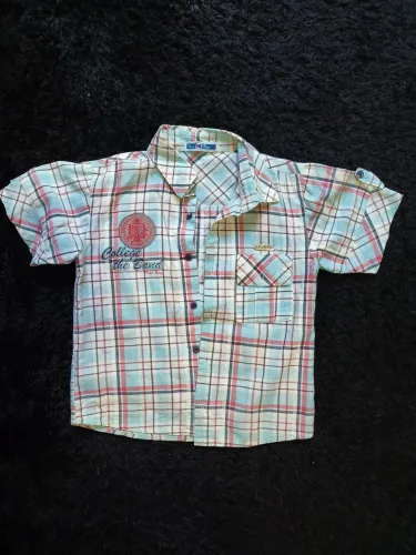 Camisa Infantil Xadrez College The Band festa junina julina Tam 5