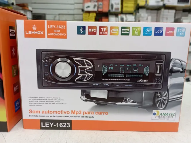 Som Automotivo Bluetooth Pendrive rádio Lehmox