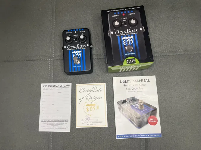 EBS OctaBass - Pedal de Oitava para Baixo