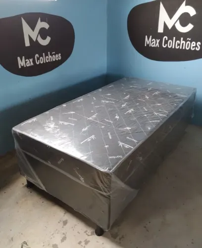 Cama Box Solteirão - Molas Bonnel!