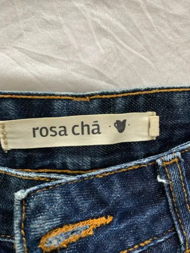 Short jeans rosa chá