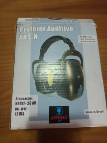 Protetor Auditivo na caixa sem / uso