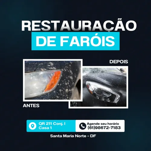 Restauração de Farol com Polímero em Santa Maria DF