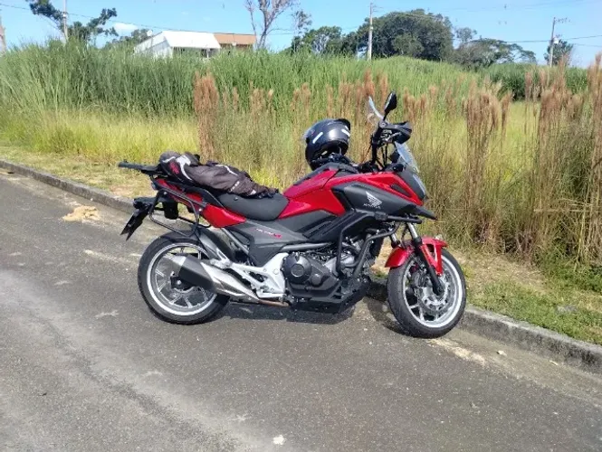 NC750X REVISADA EM JUNHO/2026 E COM MAIS DE 5MIL EM ACESSÓRIOS