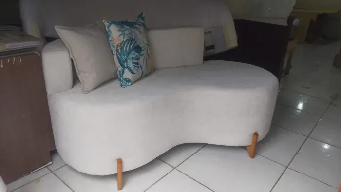 Sofá orgânico na promoção