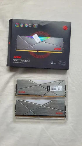 Memória RAM XPG Spectrix D50, 16GB (2x8), 3200MHz, DDR4