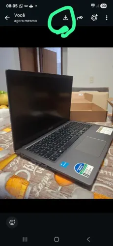 Vendo notebook Asus $1000. Nunca usado. Com nota fiscal . Ler o anúncio 