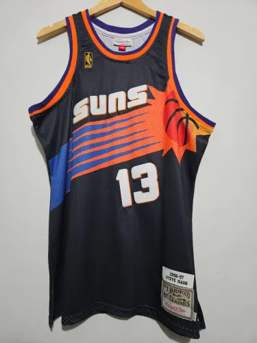 Regata Basquete NBA Phoenix Suns Retro Steve Nash 1996 1997 M&N