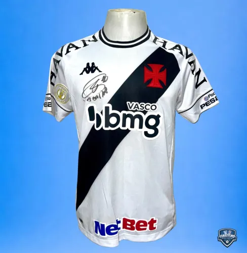 Camisa Vasco Oficial II Kappa 2020 #10 Benítez De Jogo e Autografada M